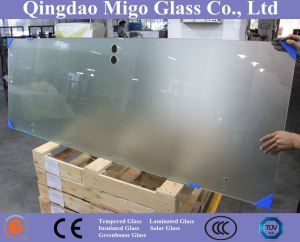 Kính tắm cường lực mờ