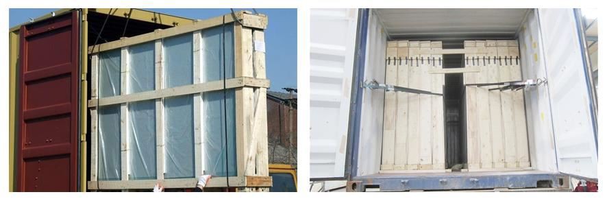 Float glass loading