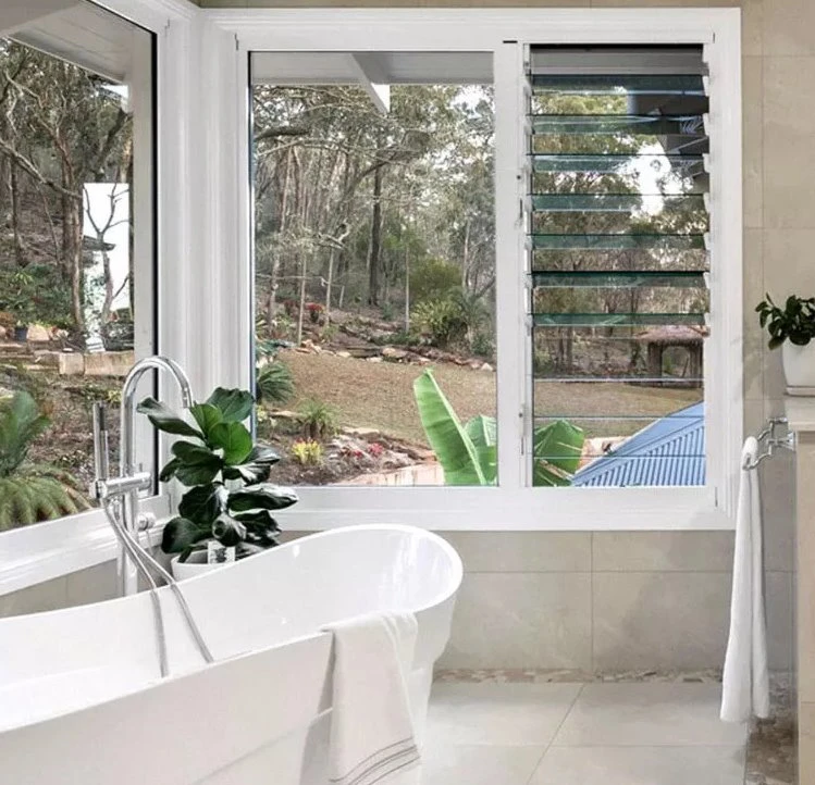 shower glass window