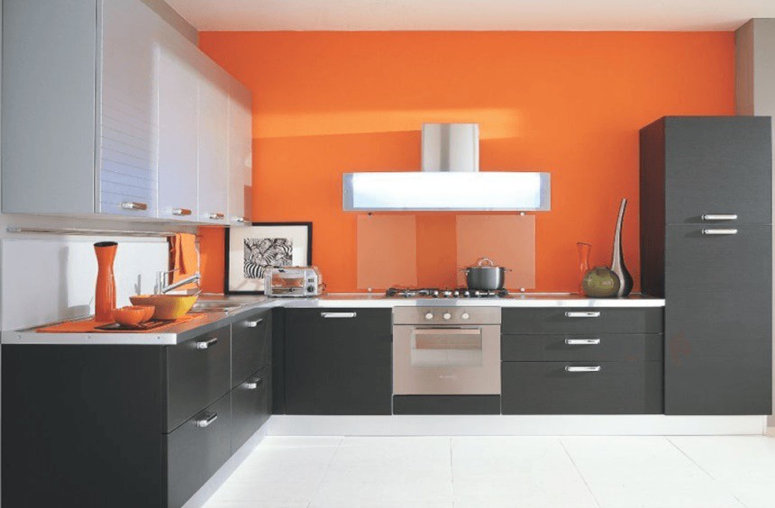 Back painted glass-Kitchen Designs