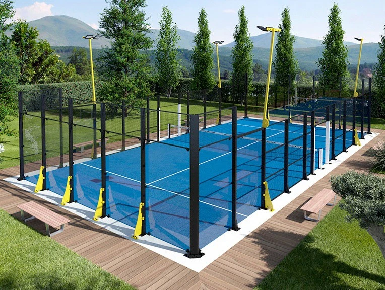 Tempered padel glass fence Tempered padel glass fence
