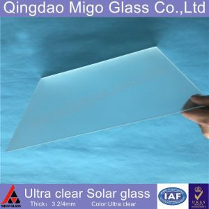 3.2 mm cường lực bình thường sắt khuôn mẫu mặt trời kính