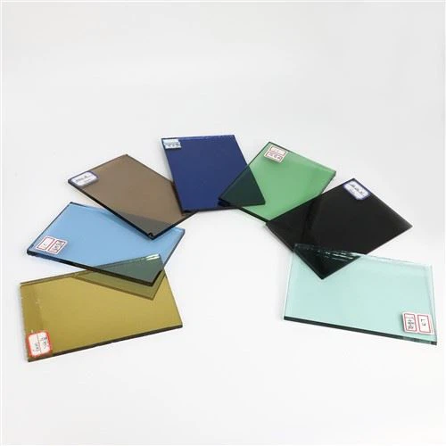 Kính xây dựng phản quang màu