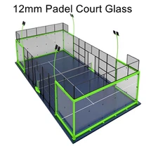 Kính nâng cao 12 mm ESG được sử dụng cho Tòa án Padel